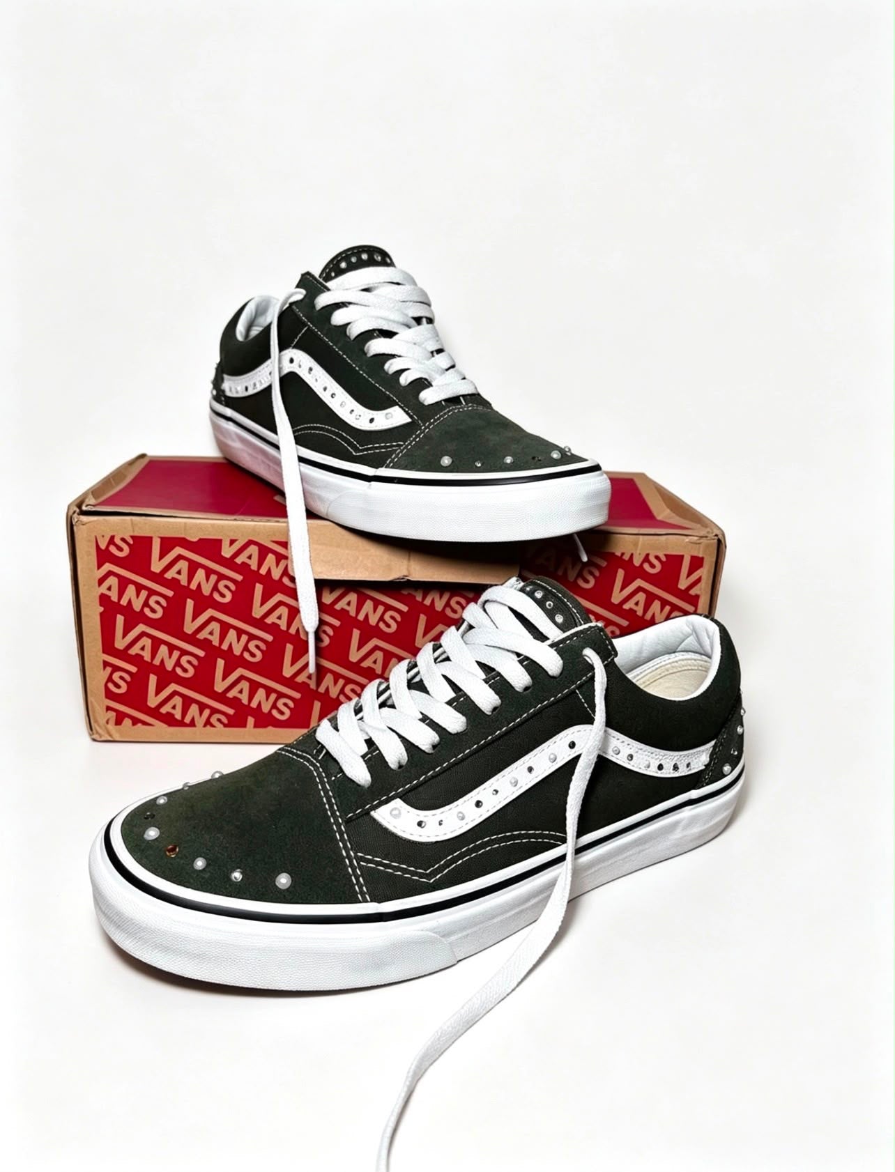 Custom pearlised Vans