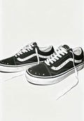 Custom pearlised Vans